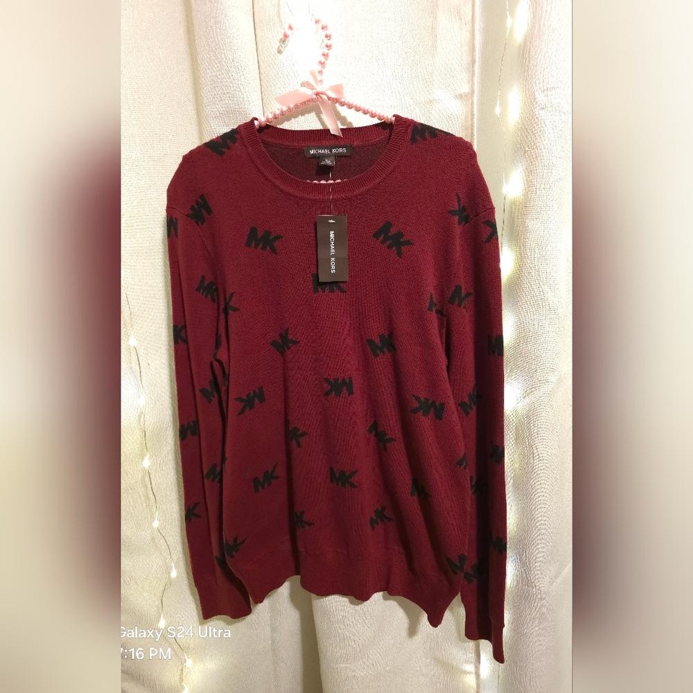 Michael Kors Men's Burgundy Sweater